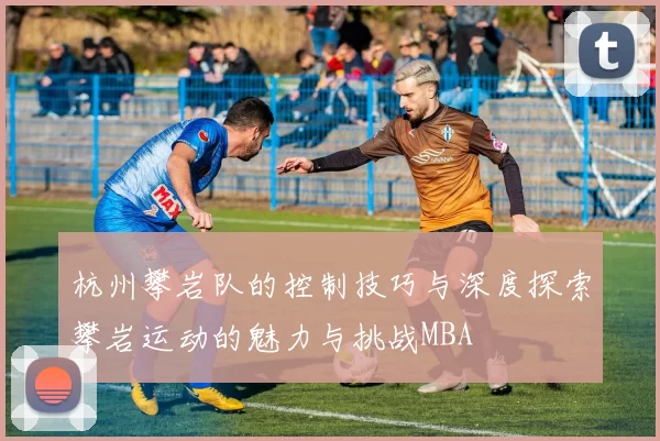 杭州攀岩队的控制技巧与深度探索攀岩运动的魅力与挑战MBA